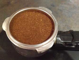 tamped puck